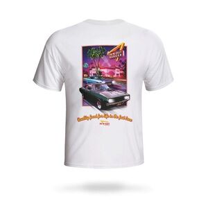 2004 Fresh And Fast In N Out Burger California impala Adult Shirt Large